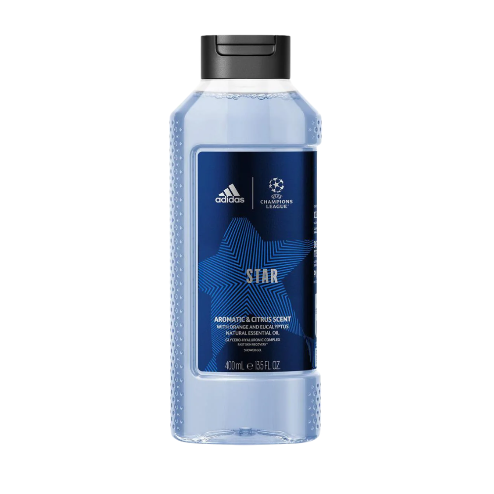 Adidas gel de duș Uefa Champions League Star, 400 ml