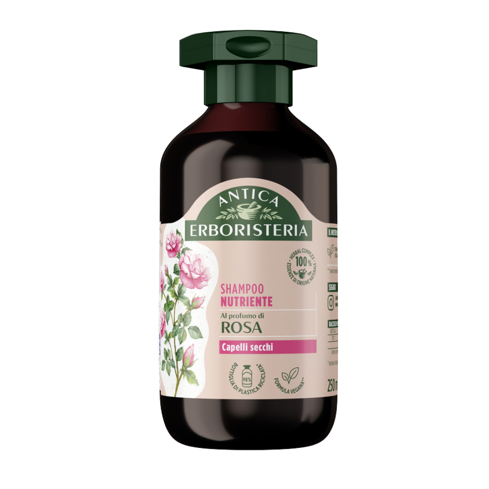 Antica Erboristeria șampon nutritiv cu ulei de trandafir, 250 ml