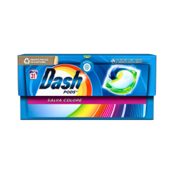 Dash detergent capsule pentru rufe Color, 31 spălări