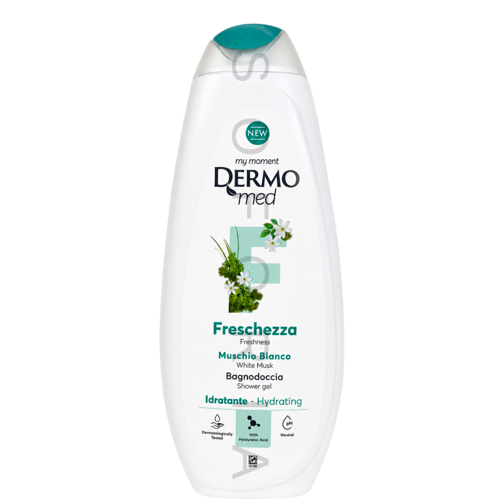 Dermomed Freschezza Muschio Bianco gel de dus hidratant
