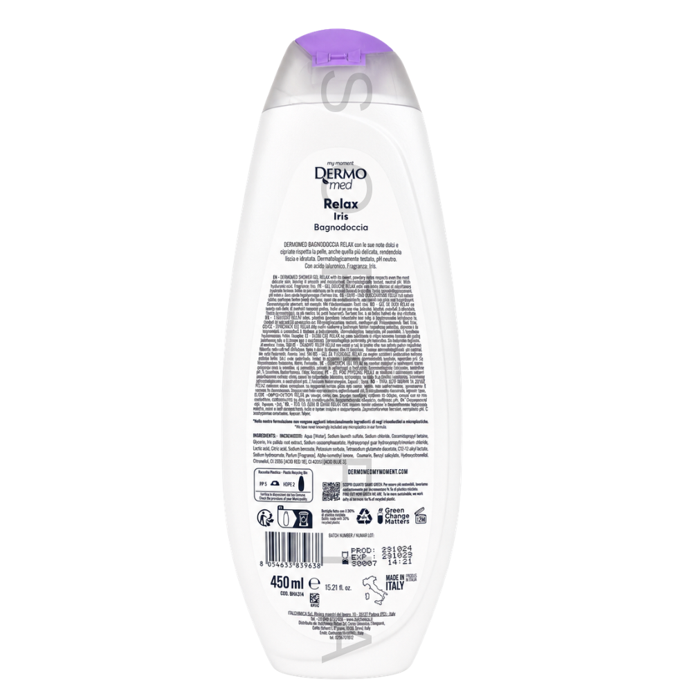 Dermomed Relax Iris gel de dus hidratant