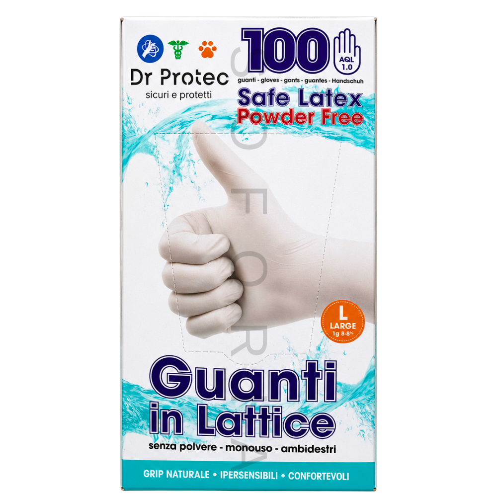 Dr Protec Safe Latex Powder Free manusi din latex