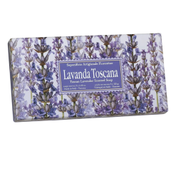 Fiorentino săpun solid artizanal Lavandă Toscana, set 3 x 100 g