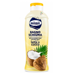 MilMil Latte di Cocco spuma de baie si dus
