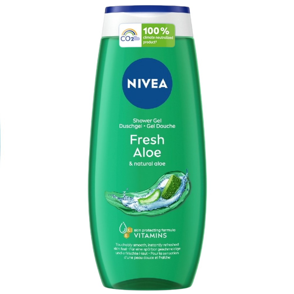 Nivea gel de duș Fresh Aloe, 250 ml