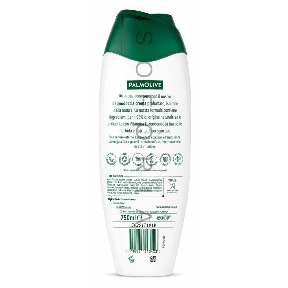 Palmolive Naturals crema de dus masline verzi si lapte 750 ml - imagine 2