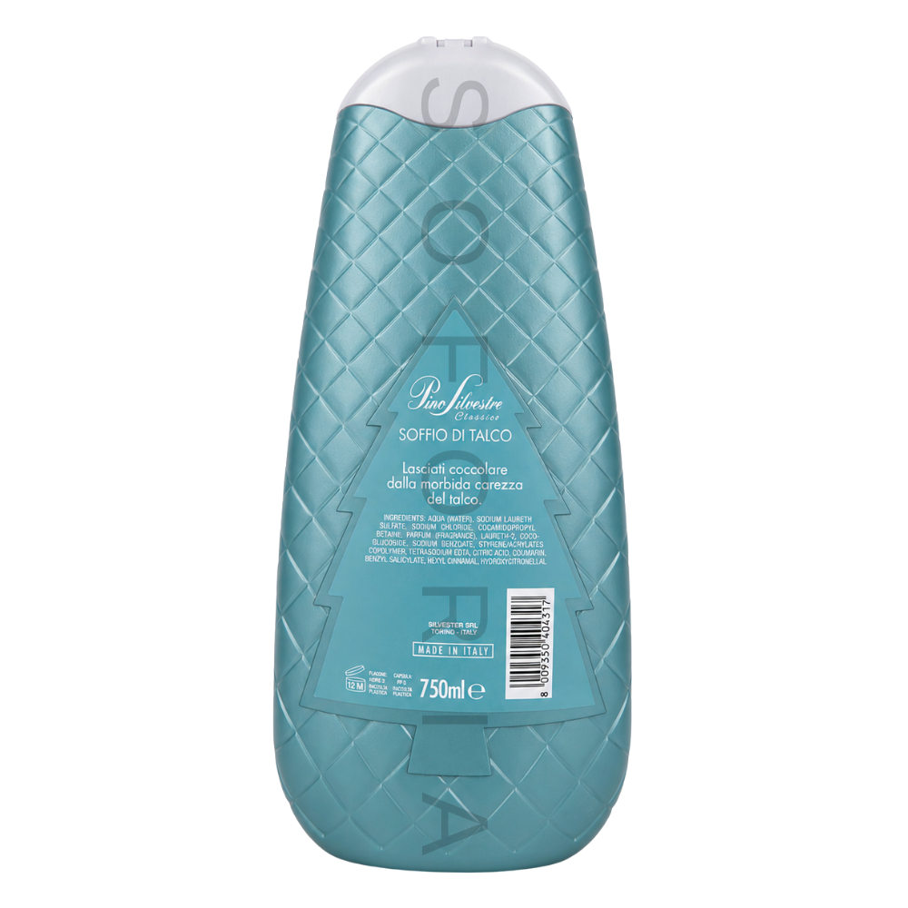 Pino Silvestre gel de baie Soffio di Talco 750 ml - imagine 2