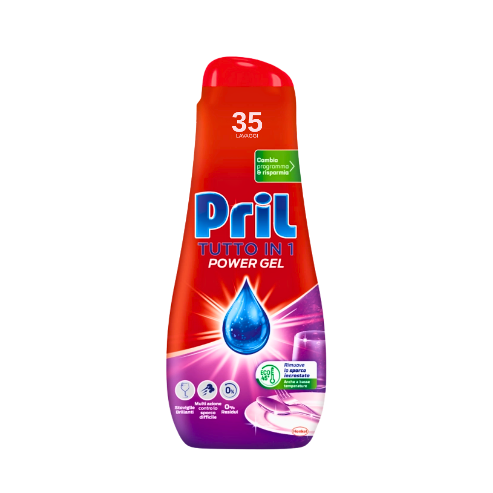 Pril Gel Clasic 630 ml – detergent lichid pentru mașina de spălat vase