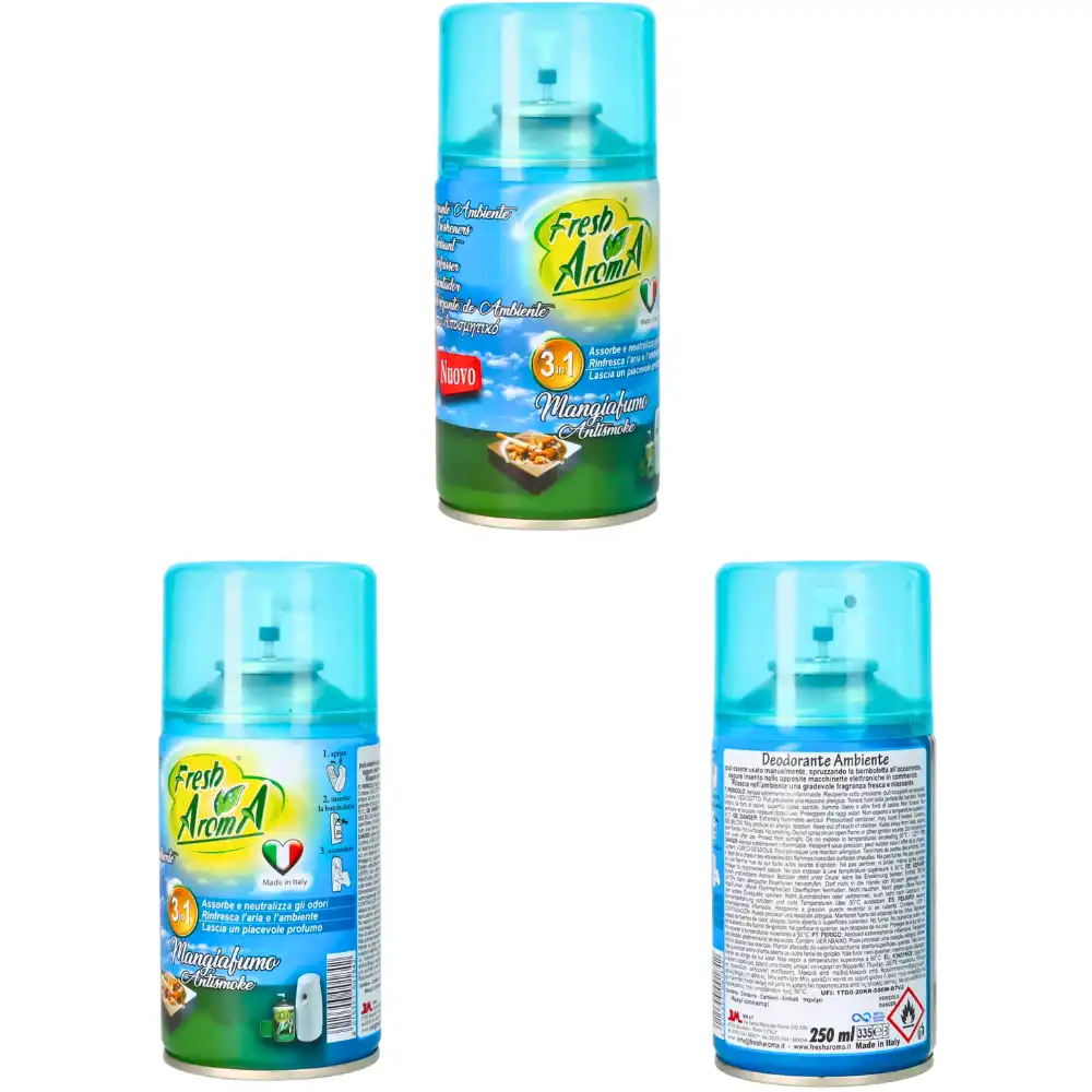 Fresh Aroma rezervă spray pentru odorizant de cameră, Antismoke 250 ml - imagine 2