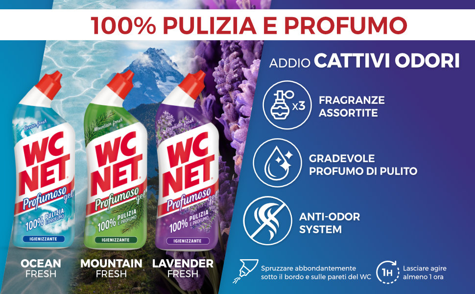 WC Net gel pentru WC Profumoso 700 ml