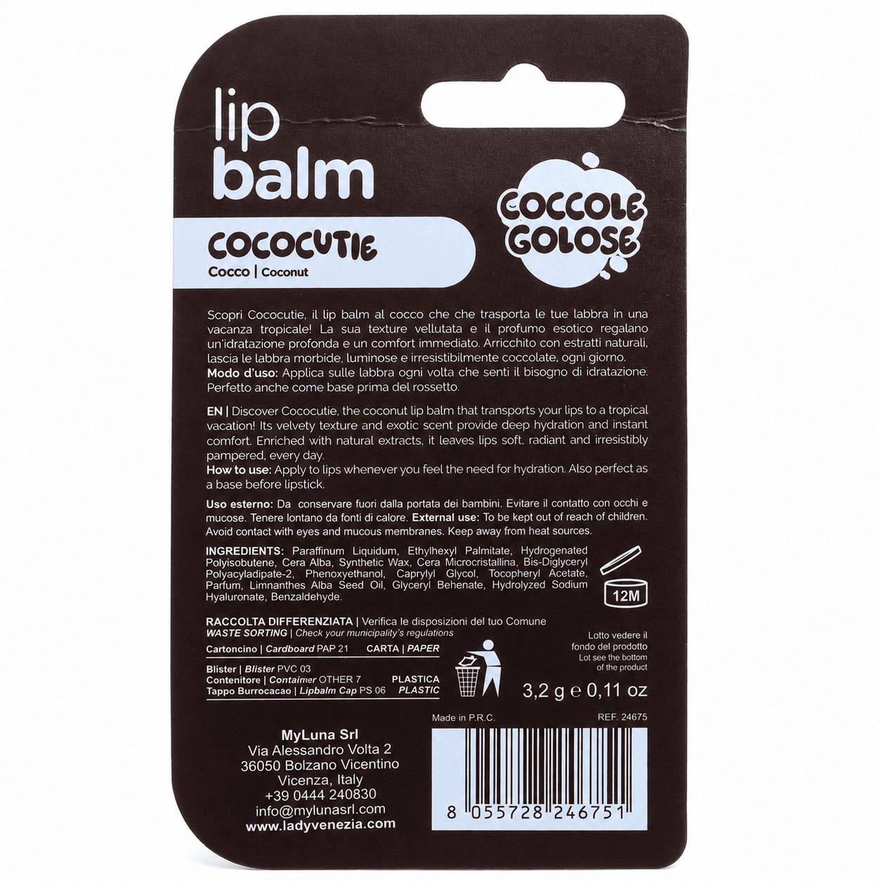Lady Venezia Coccole Golose balsam buze fructat 3.2 g - imagine 6