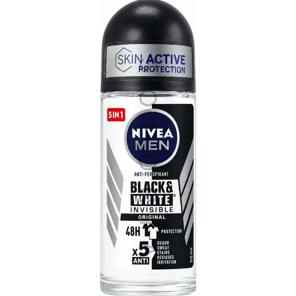 NIVEA MEN antiperspirant Black White Invisible Original 50 ml