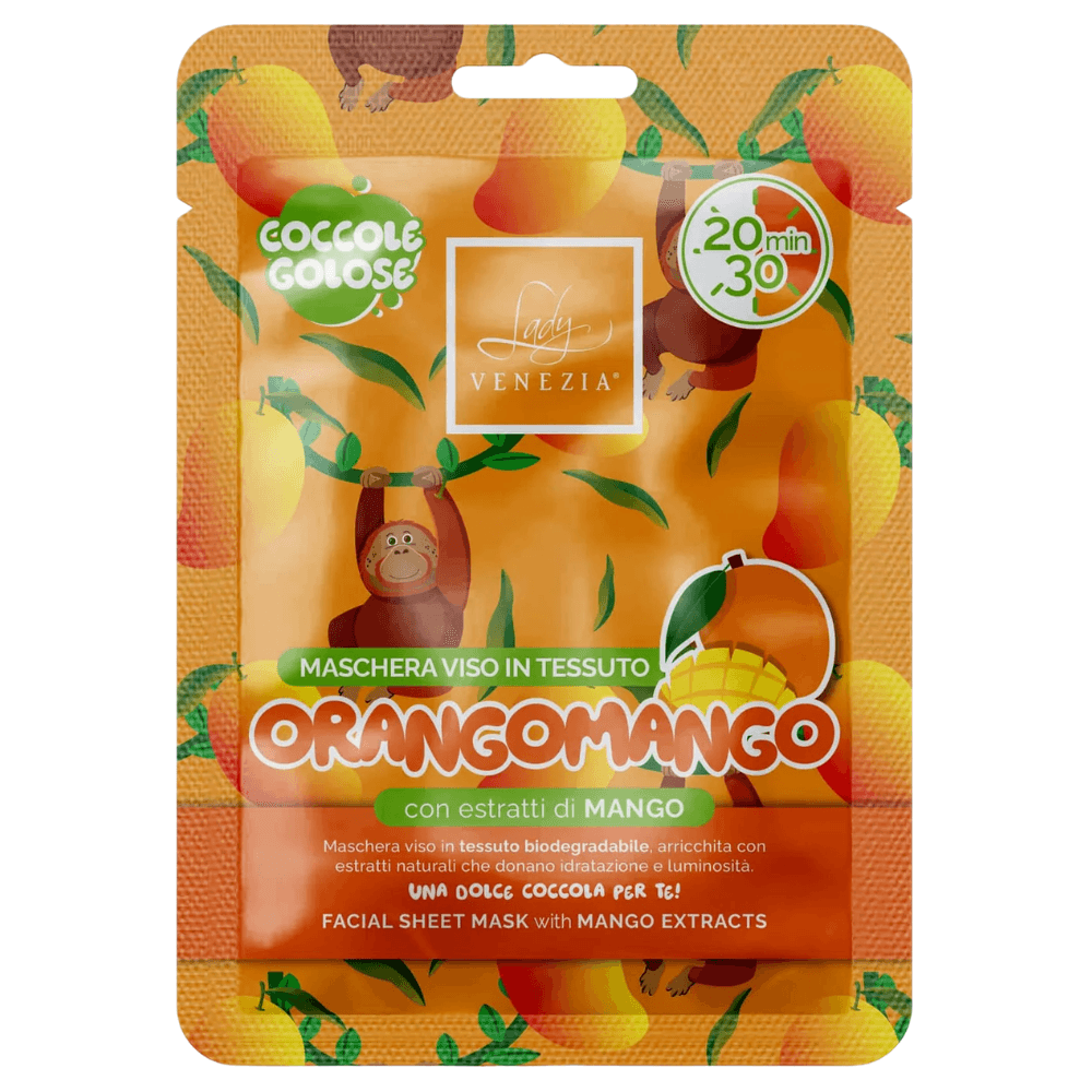 Lady Venezia mască facială Orangomango cu extract de mango, 24 ml