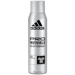 Adidas deodorant spray antiperspirant pentru bărbați Pro Invisible, 150 ml