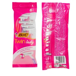 BIC aparat ras unica folosinta Twin Lady femei 2 lame 6 bucati