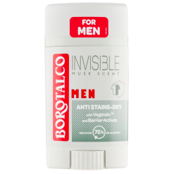 Borotalco deodorant stick anti-pete pentru bărbați, protecție 72h, 40 ml