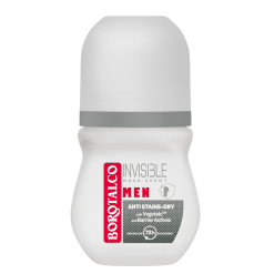 Borotalco Men deodorant roll-on Invisible Musk Scent Anti Stains-Dry 50 ml 72h