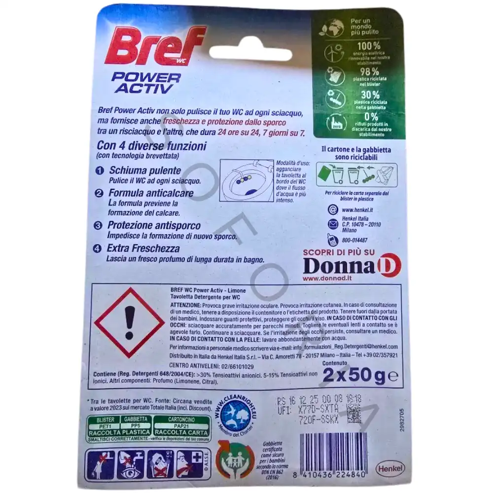 Bref odorizant WC Limone 2 x 50 g