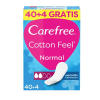 Carefree absorbante zilnice Cotton Feel Normal fara parfum 40+4 buc