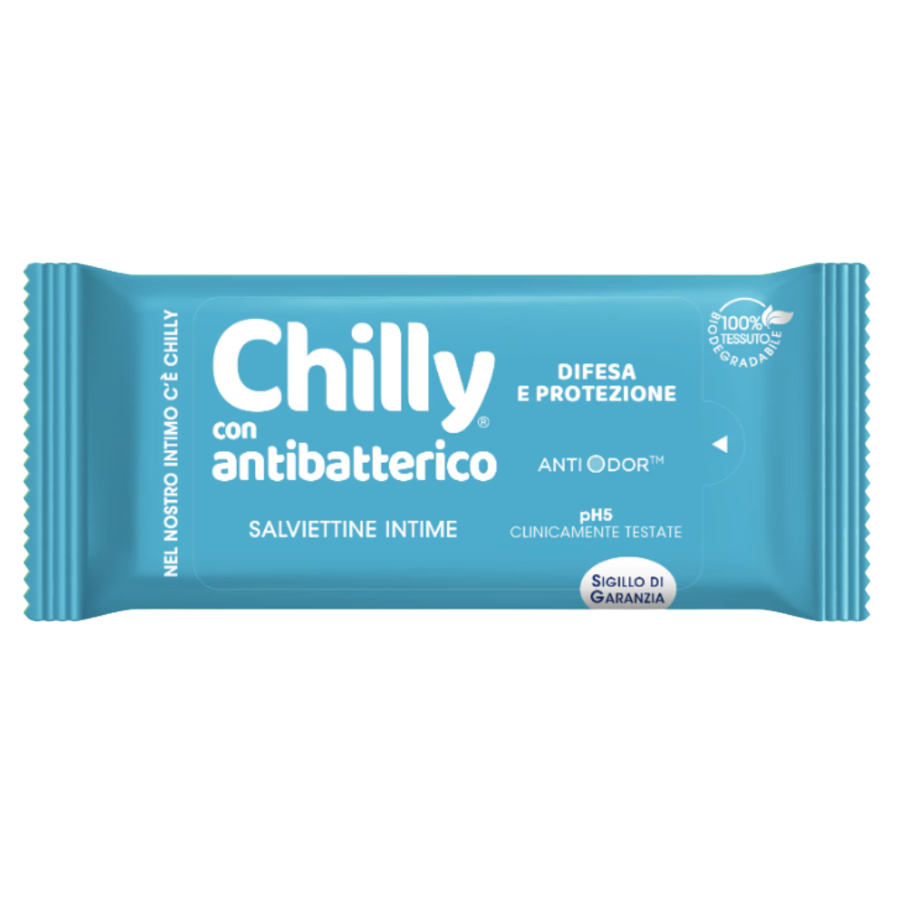 Chilly Antibacterico șervețele intime antibacteriene, 12 buc