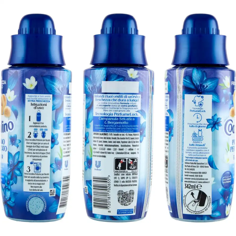 Coccolino parfum pentru rufe Campanula Selvatica și Bergamotă