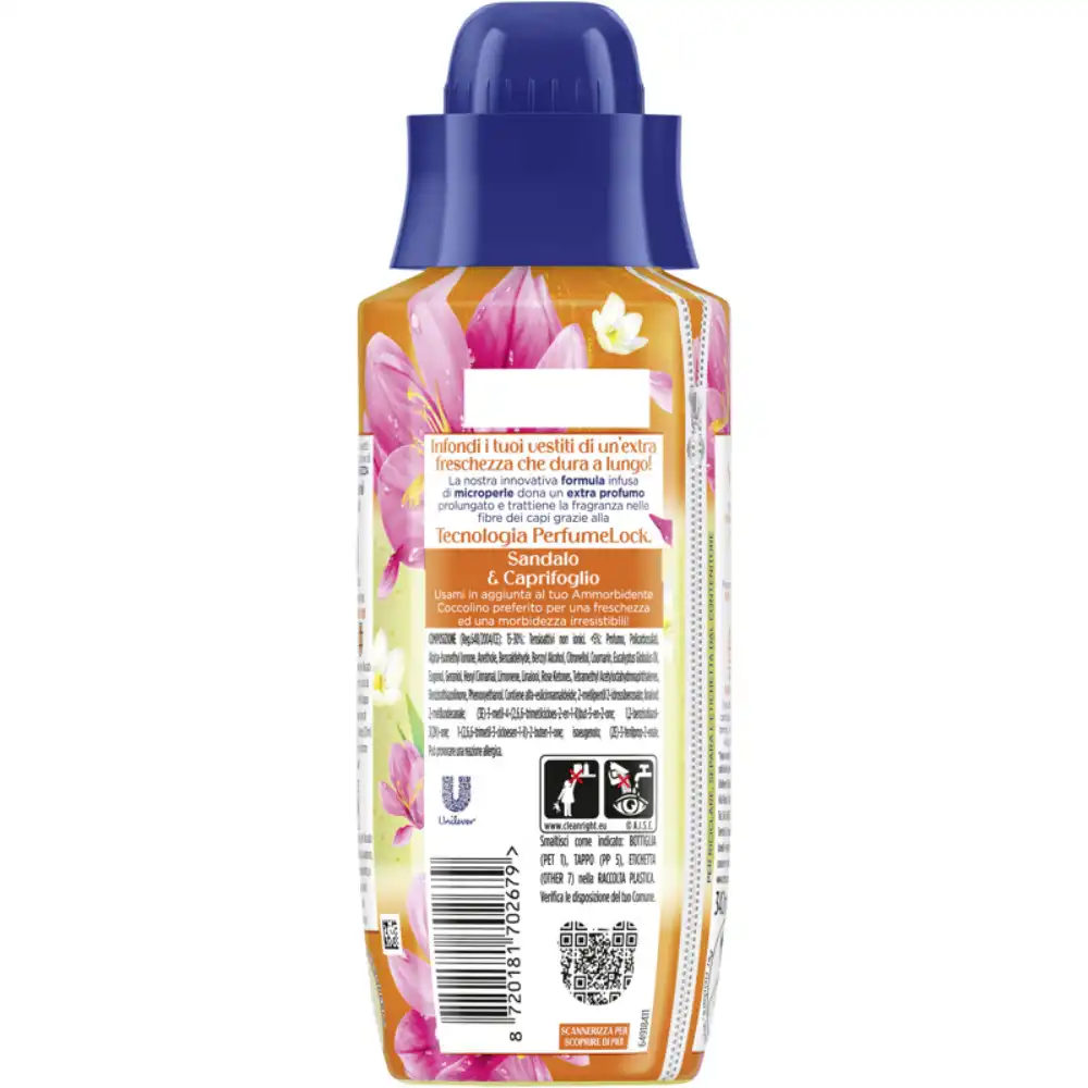 Coccolino parfum pentru rufe Lemn de Santal și Caprifoi 342 ml