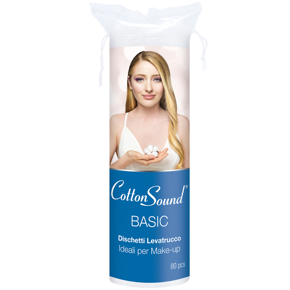 Cotton Sound dischete demachiante Basic, 80 buc