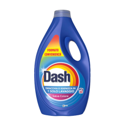 Dash detergent lichid rufe colorate Salva Colore, 60 spălări, 2700 ml