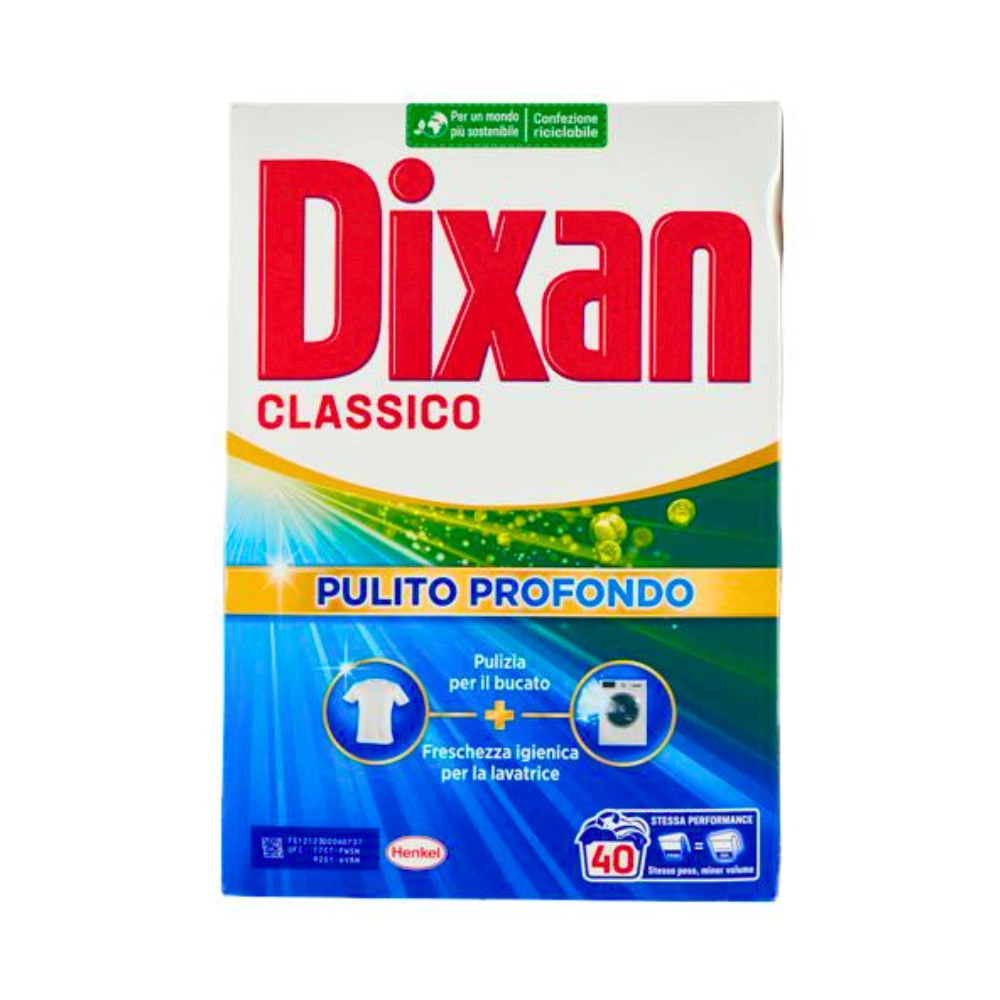 Dixan detergent pudră pentru rufe Classico Pulito Profondo 2.2 kg 40 spălări