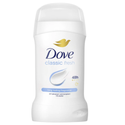 Dove deodorant stick antiperspirant Classic Fresh, 50 ml