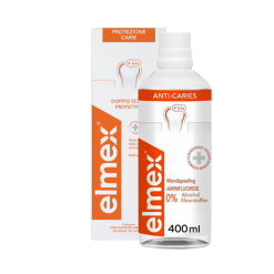 Elmex Protecție Împotriva Cariilor apă de gură fără alcool 400 ml