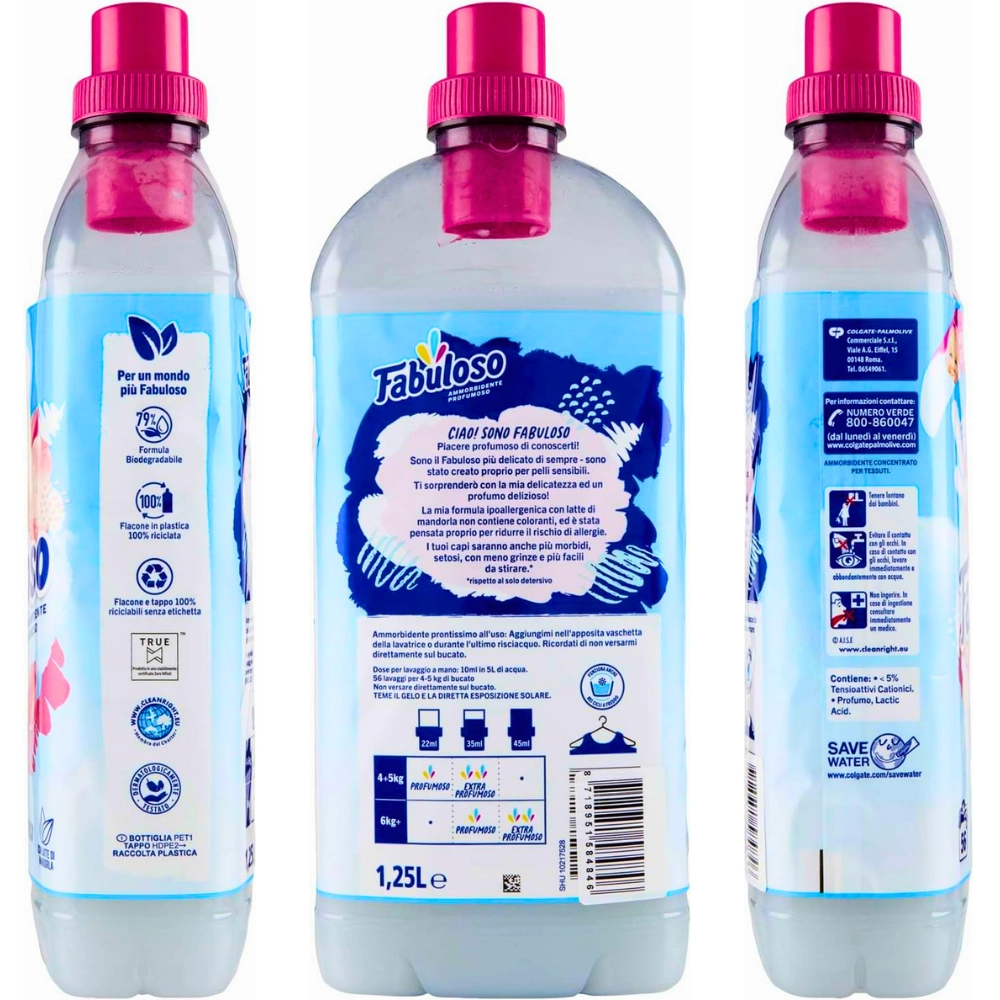 Fabuloso balsam de rufe hipoalergenic 56 spălări 1,25 L