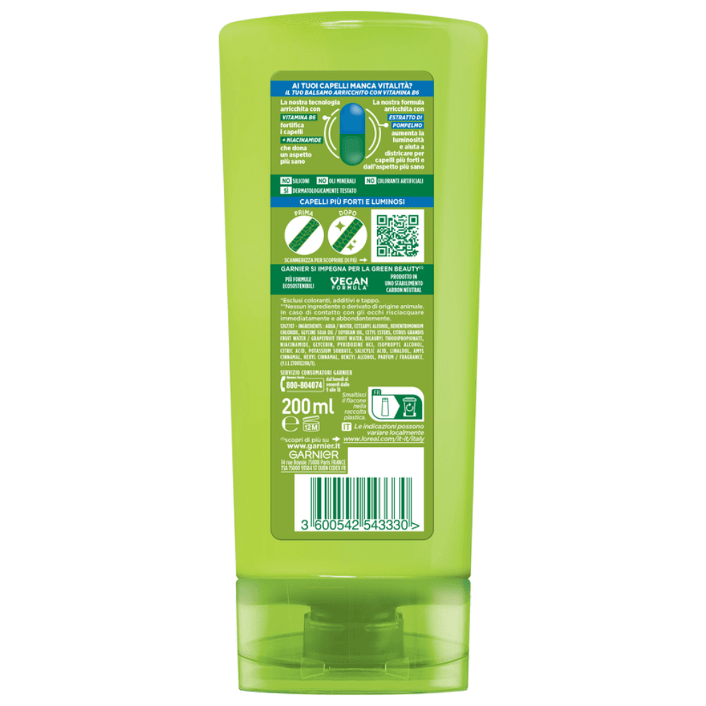 Garnier Fructis balsam păr fortifiant Forti & Brillanti, 200 ml - imagine 2