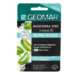 Geomar mască de față detoxifiantă Ultra Detox, 2 x 7.5 ml