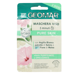 Geomar mască purifiantă pentru față Pure Skin, 2 x 7.5 ml