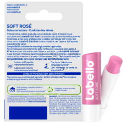 Labello Soft Rose balsam buze 4.8 g