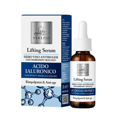 Lady Venezia ser facial anti-age cu acid hialuronic și pantenol, 30 ml