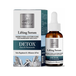 Lady Venezia ser facial anti-age Detox cu zinc și niacinamidă, 30 ml