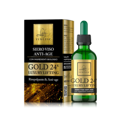 Lady Venezia ser facial anti-age Gold 24K Luxury Lifting cu aur coloidal, 30 ml