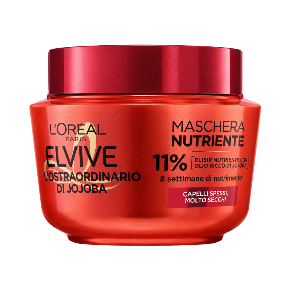 L'Oréal Paris Elvive mască nutritivă pentru păr cu ulei de jojoba, 300 ml