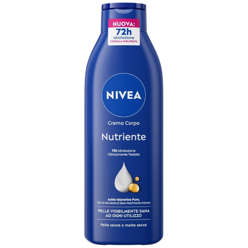 NIVEA loțiune de corp nutritivă pentru piele uscată și foarte uscată, 250 ml