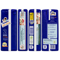 Pampers Sole e Luna scutece copii Mini 3-6 kg 21 buc