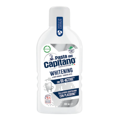 Pasta del Capitano apă de gură cu efect de albire Whitening, 400 ml