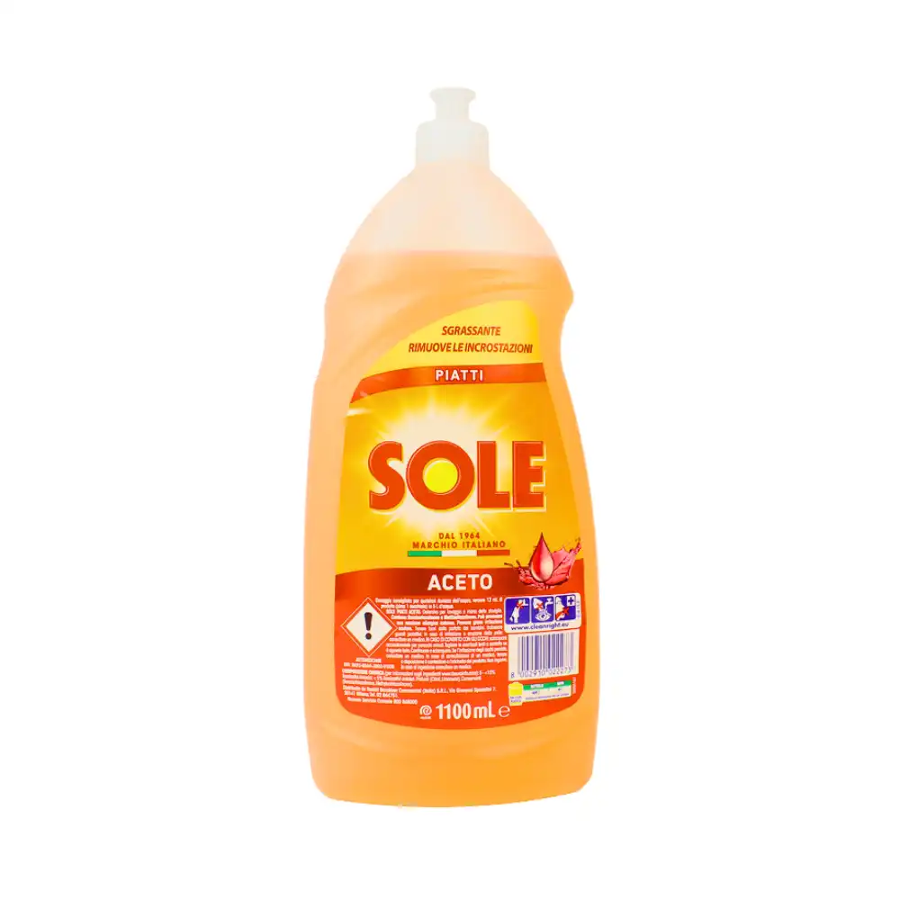 Sole detergent de vase cu oțet 1100 ml
