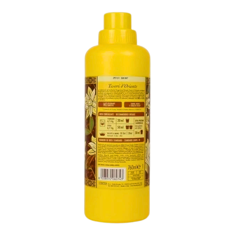 Tesori d'Oriente balsam de rufe Ghimbir și Vanilie 760 ml