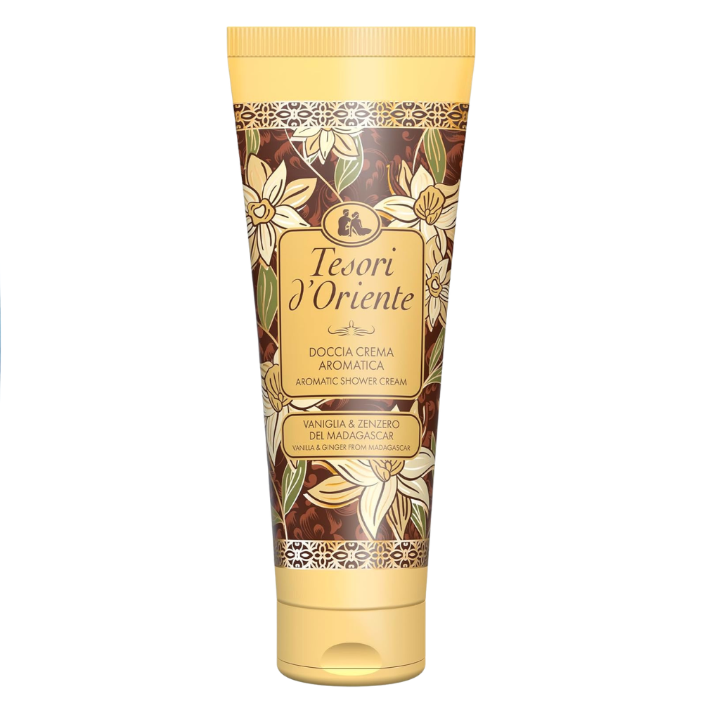 Tesori d’Oriente cremă de duș Vanilie și Ghimbir de Madagascar, 250 ml