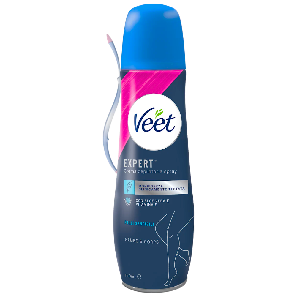 Veet Pure cremă depilatoare spray piele sensibilă 150 ml