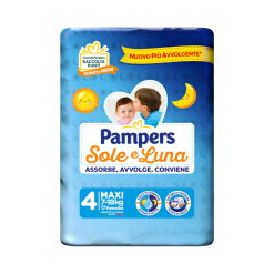 Pampers Sole e Luna scutece copii Maxi 7-18 kg 17 buc