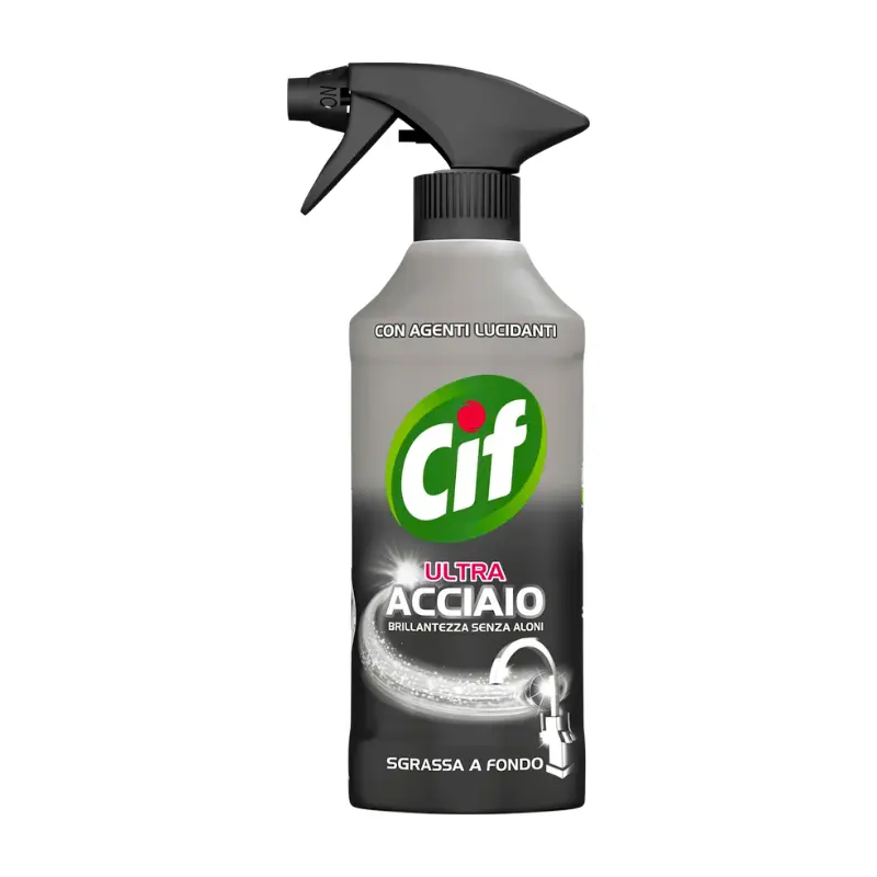 Cif Ultra Acciaio spray pentru inox 500 ml