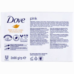 Dove Pink Beauty Bar săpun-cremă 2 x 90 g